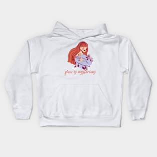 flow is mysterious Kids Hoodie